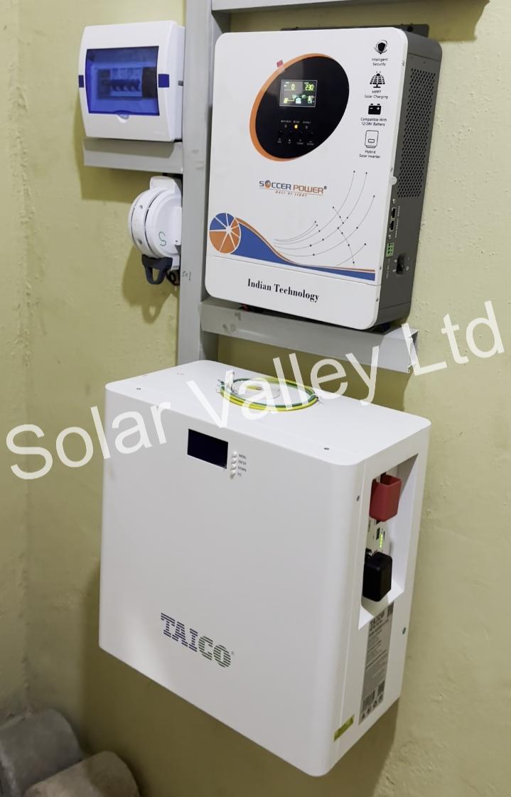 4kva – 6.2kva Solar Installation - View 2