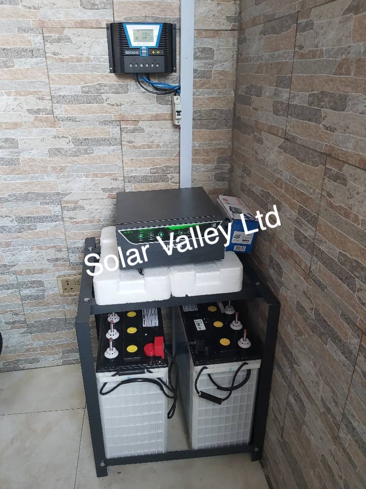 1.5kva-amaze-inverter-with-2-220ah-luminous-inverter-batteries-installation-solar-energy-system-by-Solar-Valley-Limited