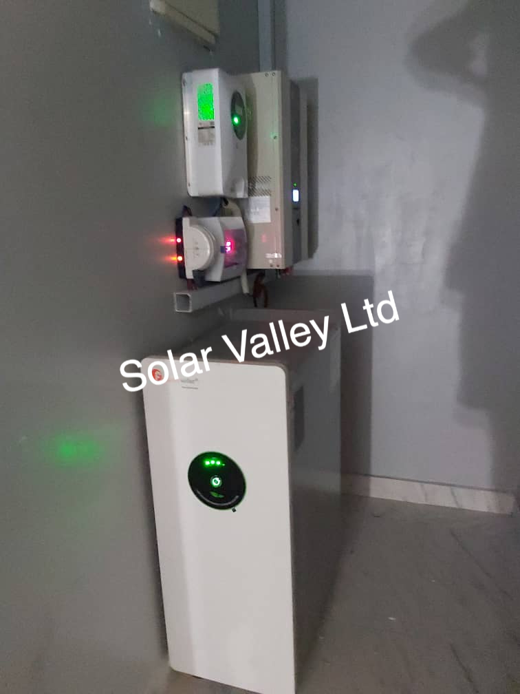 felicity inverter, solar charge controller, lithium battery installation by Solar Valley Limited