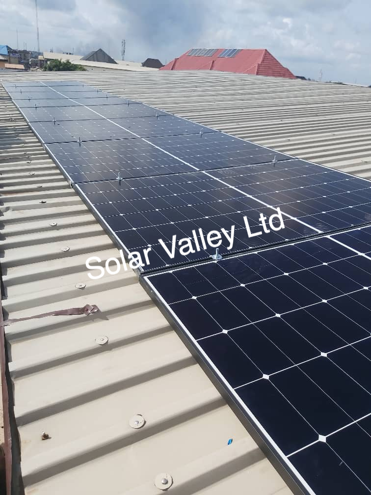 solar panels installed by Solar Valley Limited